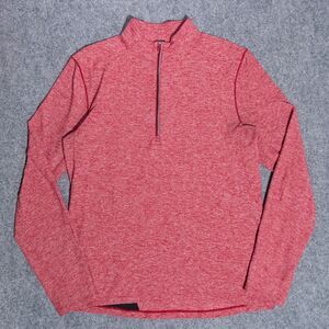 Lululemon Surge Warm 1/2 Zip Men's Medium Red Pullover Performance Stretch